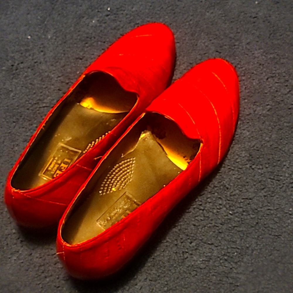 Custom leather slip on dress shoes